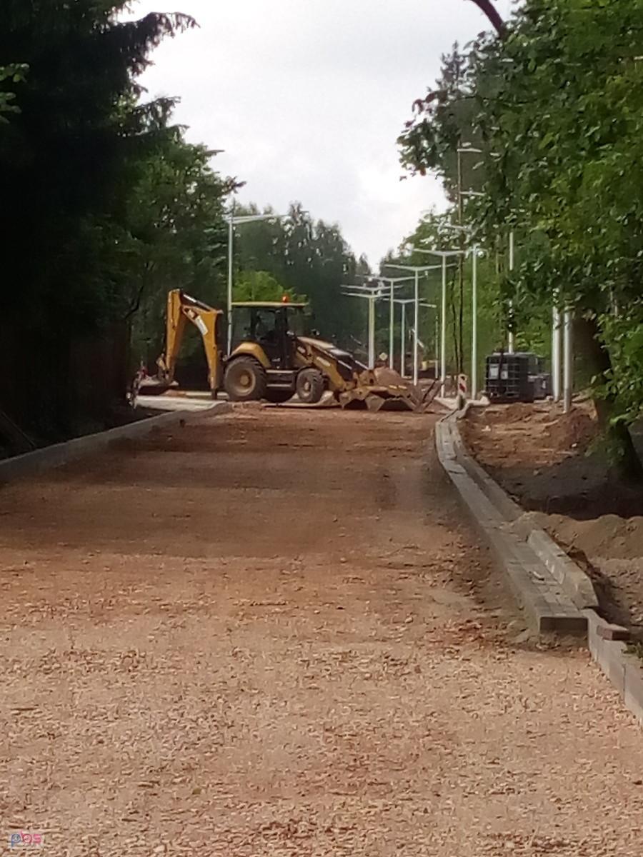 Coś zaczęło się dziać na budowie drogi