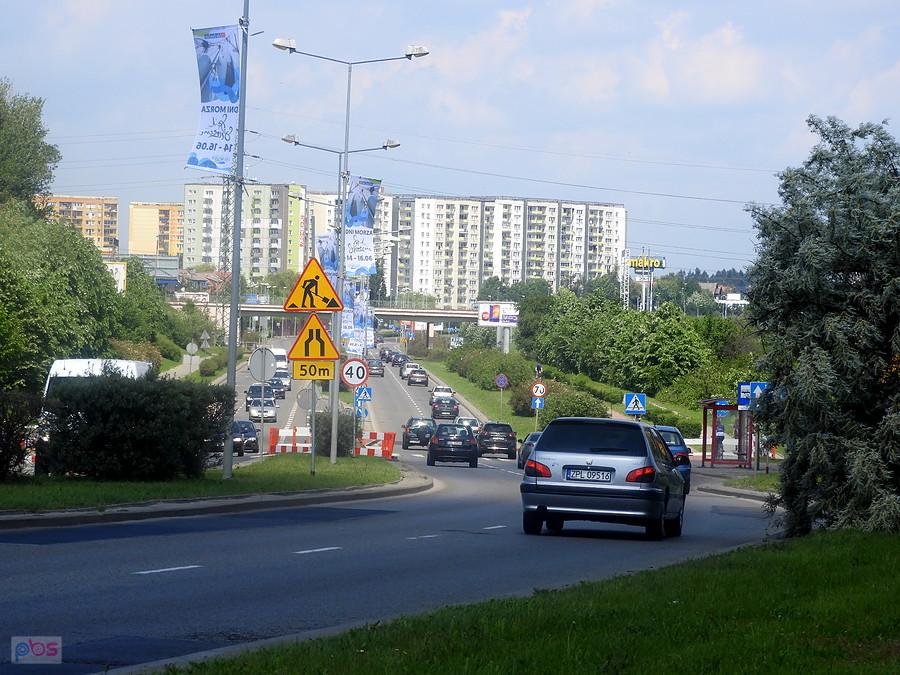 Kolejny raz widok z ulicy Południowej.