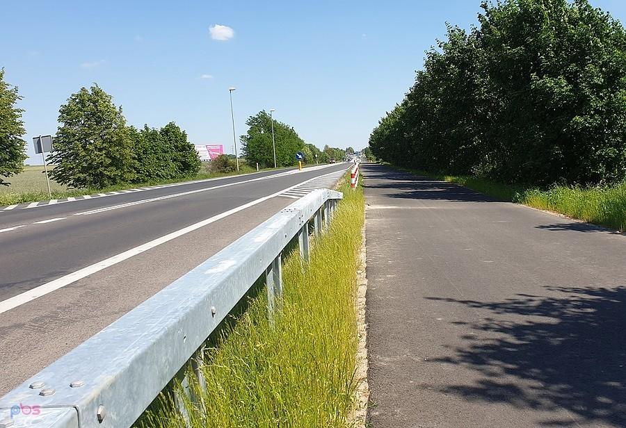Ścieżka rowerowa w kierunku Lipnika