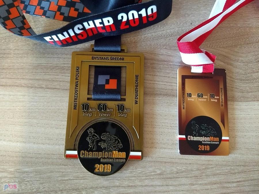 Drugi medal z duathlonu :-)