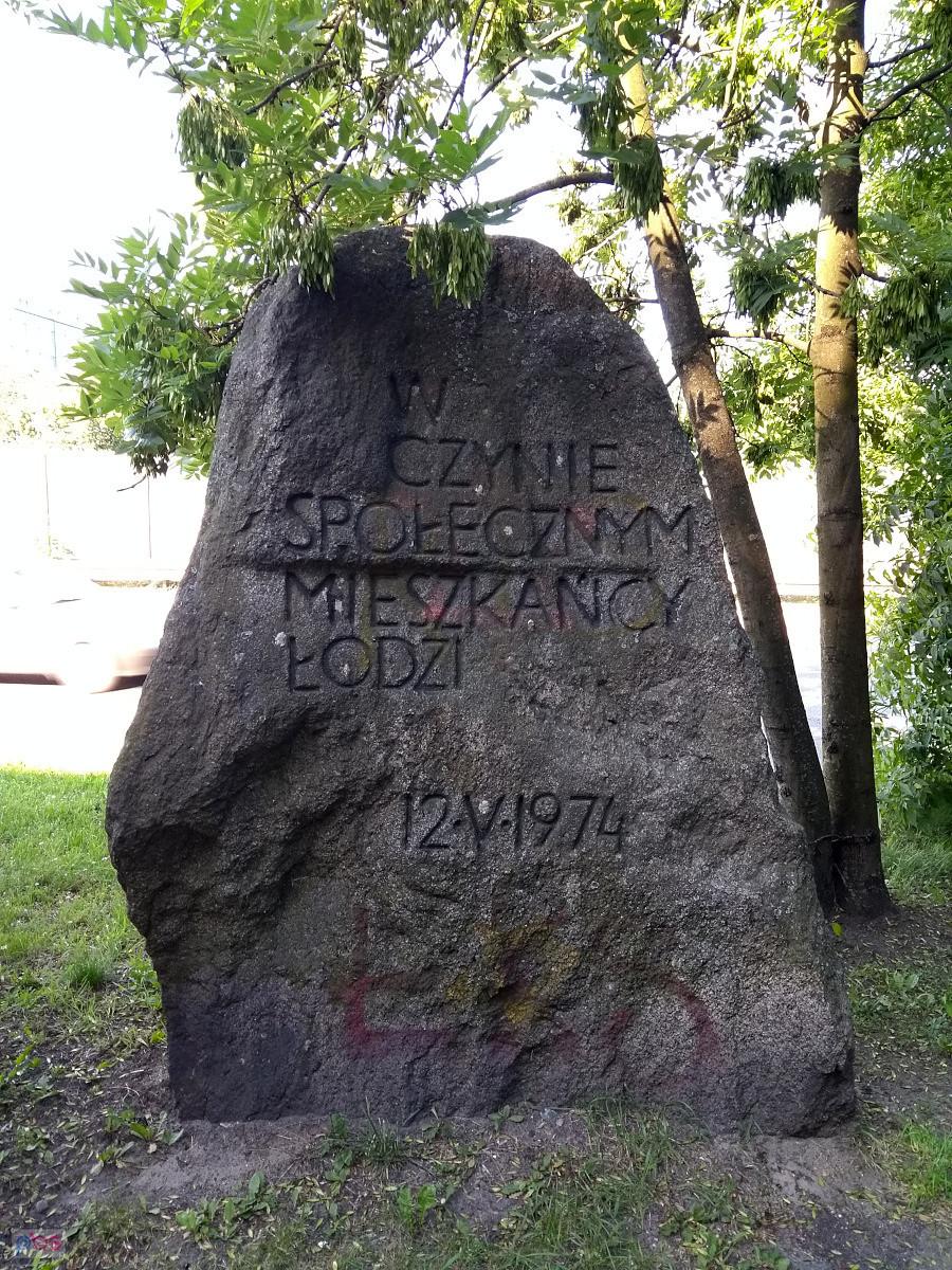 Łódź - "słoneczny kamień"