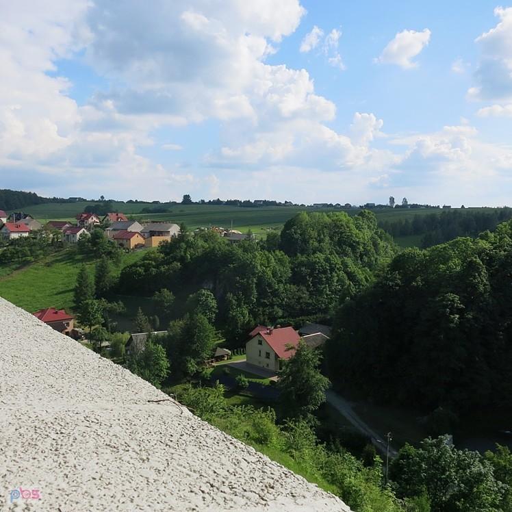 Widok na Sąspów i okolice