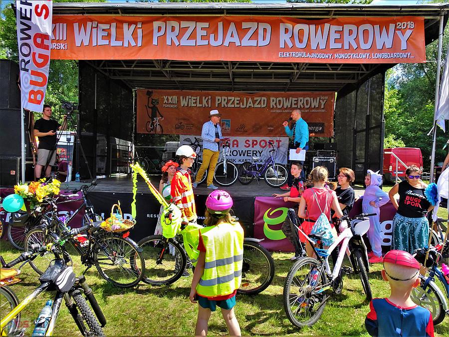 XXIII Pomorski Wielki Przejazd Rowerowy - park Sopockie Błonia.