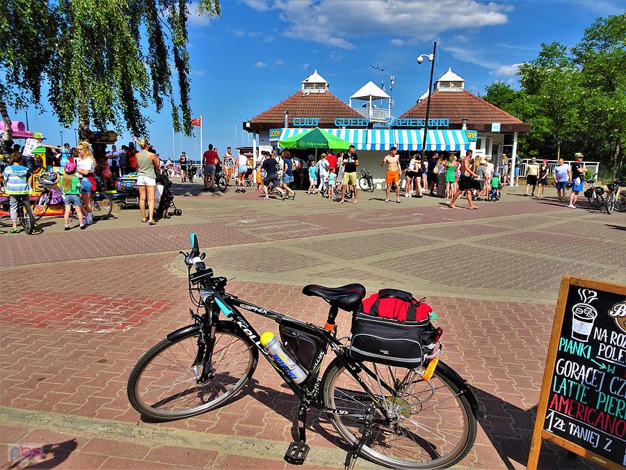 XXIII Pomorski Wielki Przejazd Rowerowy - plaża w Brzeźnie.