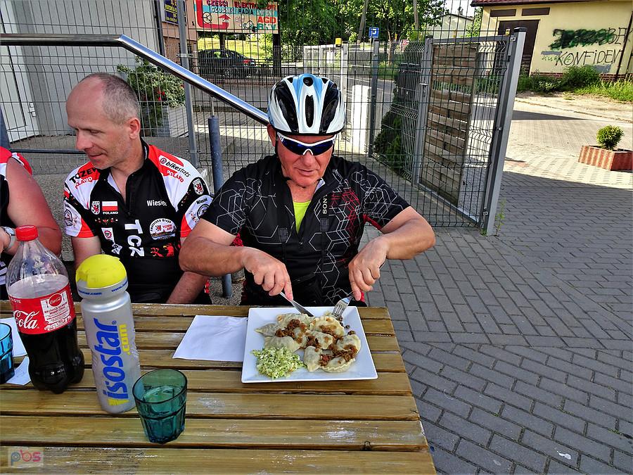 XXIII Pomorski Wielki Przejazd Rowerowy - wracamy do Tczewa. Kolacja w Pruszczu Gd.