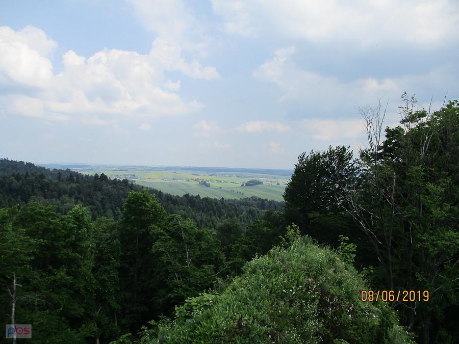 Widok z Grodziska Pańskiego