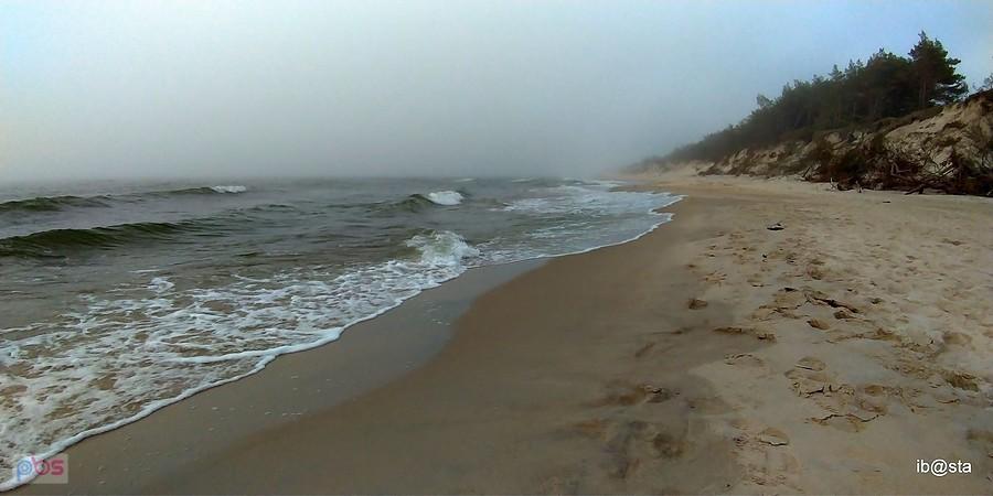 Plaża we mgle ;)