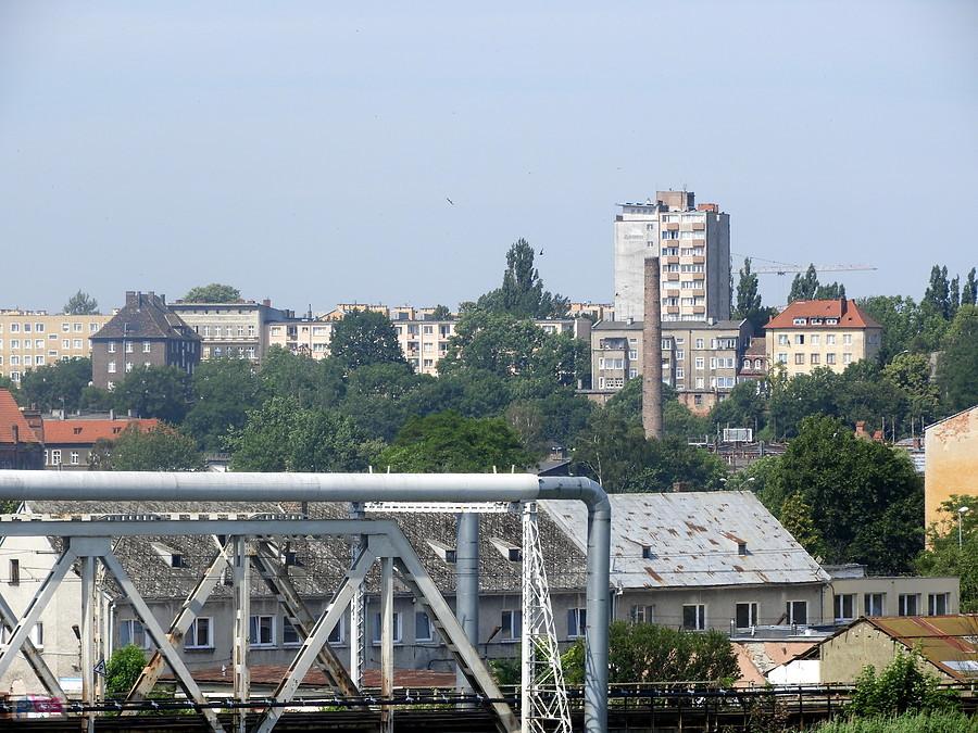 Widok z mostu inżyniera Labudy.