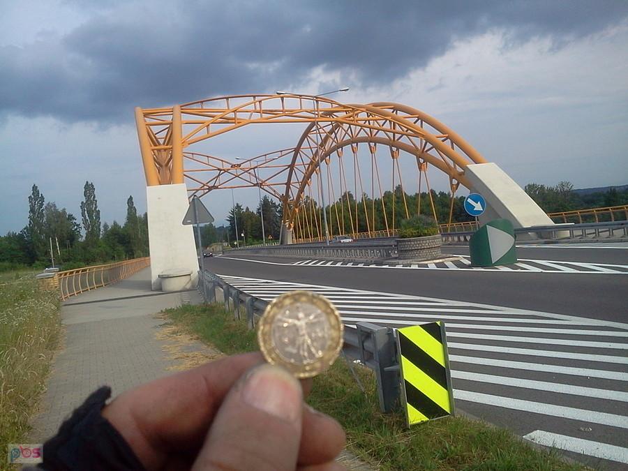 1 Euro znalezione na poboczu