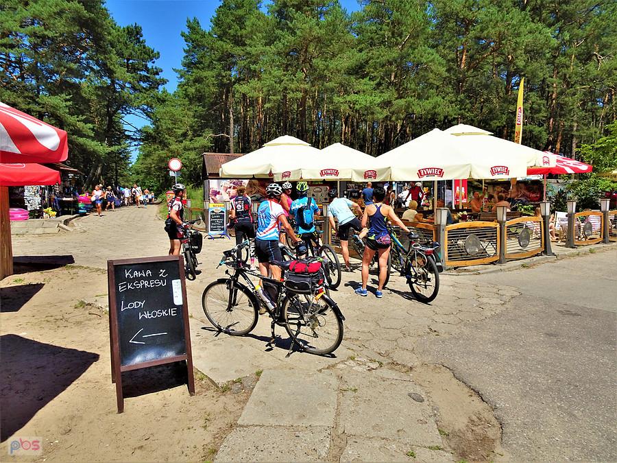 Wyspa Sobieszewska z AGR -Tczew. Jesteśmy na miejscu. Wejście na plaże.