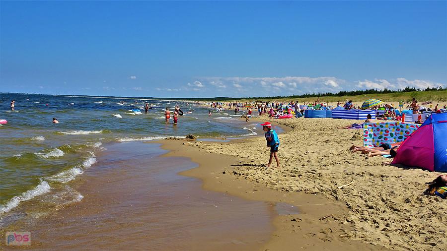 Wyspa Sobieszewska z AGR -Tczew. Jesteśmy na miejscu. Plaża.