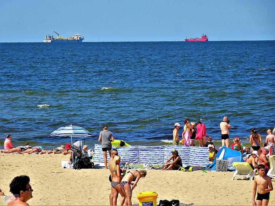 Wyspa Sobieszewska z AGR -Tczew. Jesteśmy na miejscu. Plaża.
