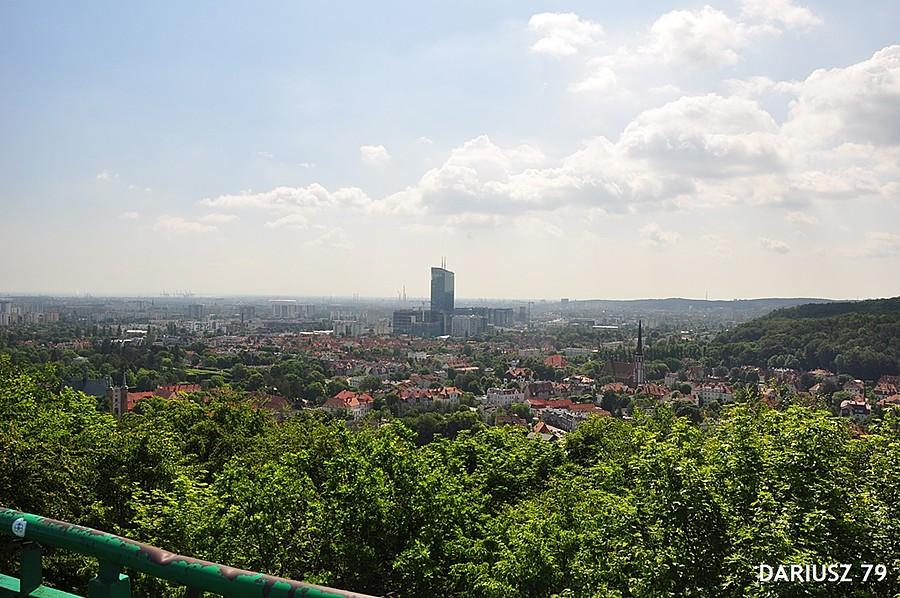 Wzgórze Pachołek - Widok na Gdańsk
