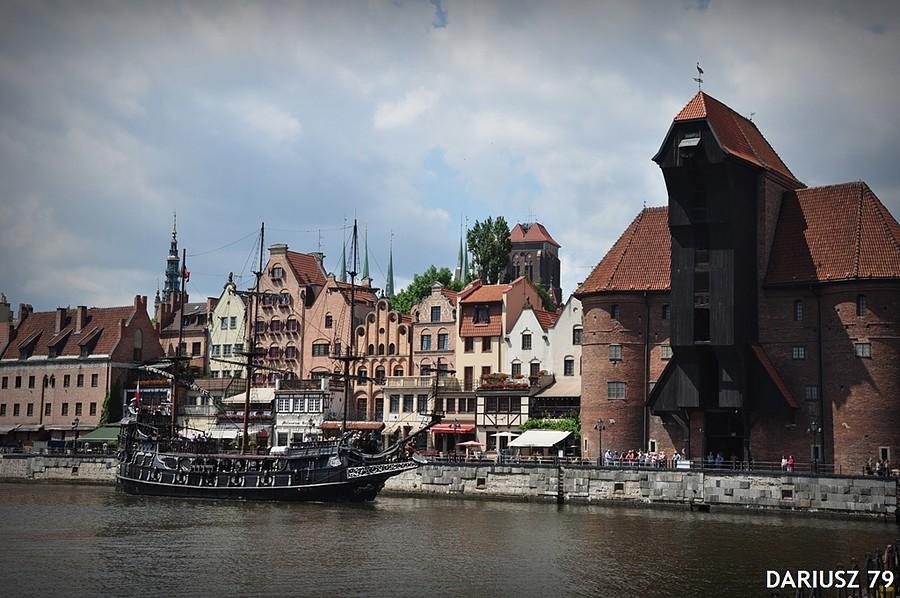 Gdańsk - Motława - Żuraw