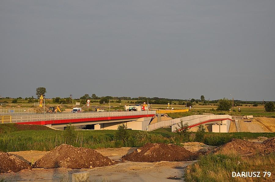 Ożarowice - Widok na budowana autostrade A1
