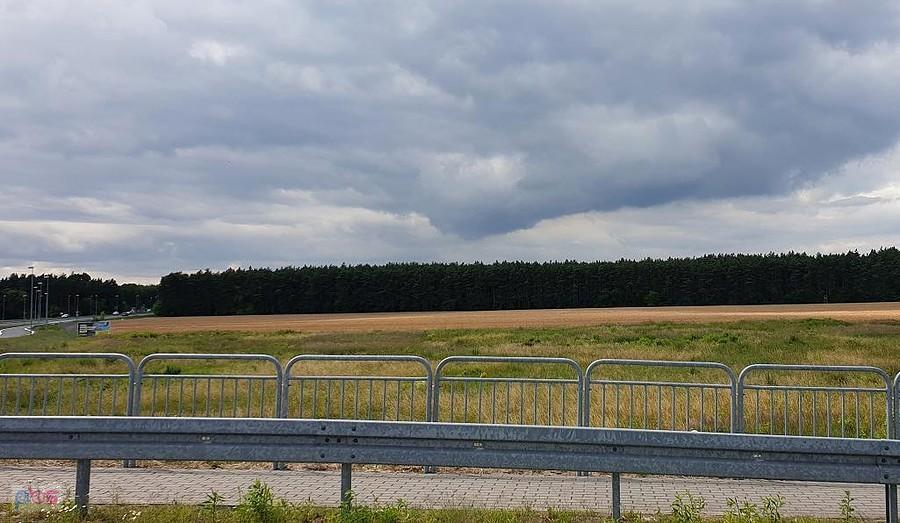 Ciemne chmury nad Szczecinem