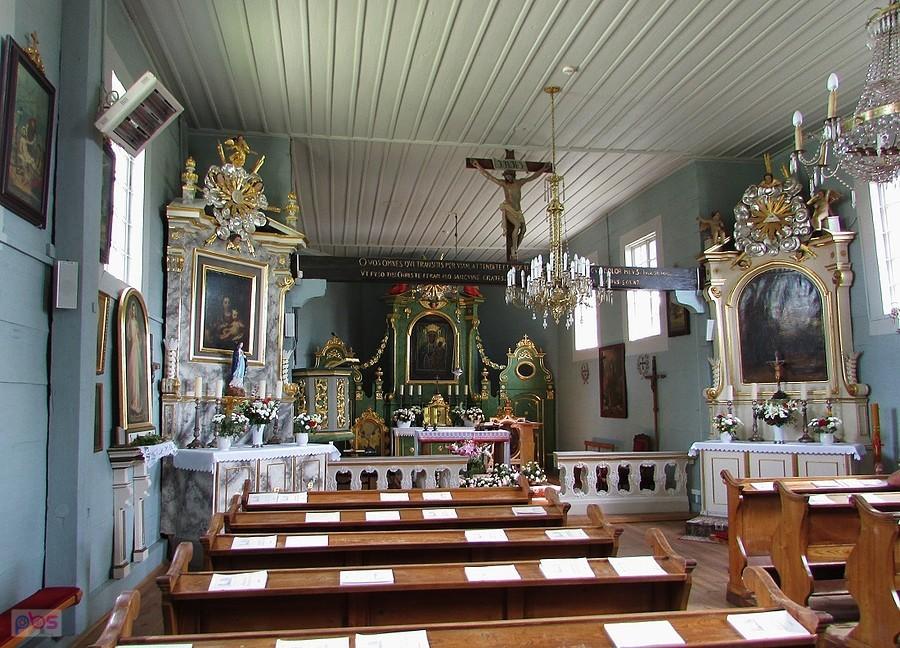 Żuków - wnętrze kościoła