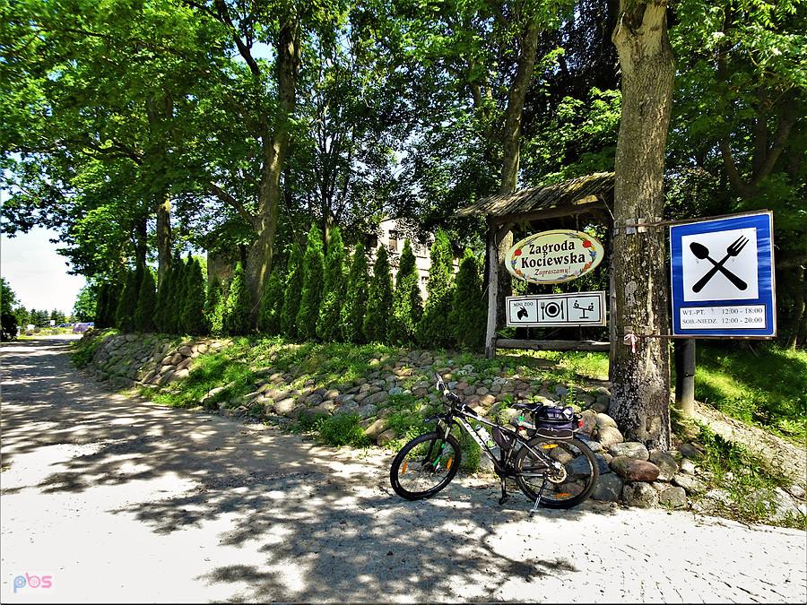 Lato na rowerze - wycieczka nad Jezioro Borówno Wielkie, popływać.