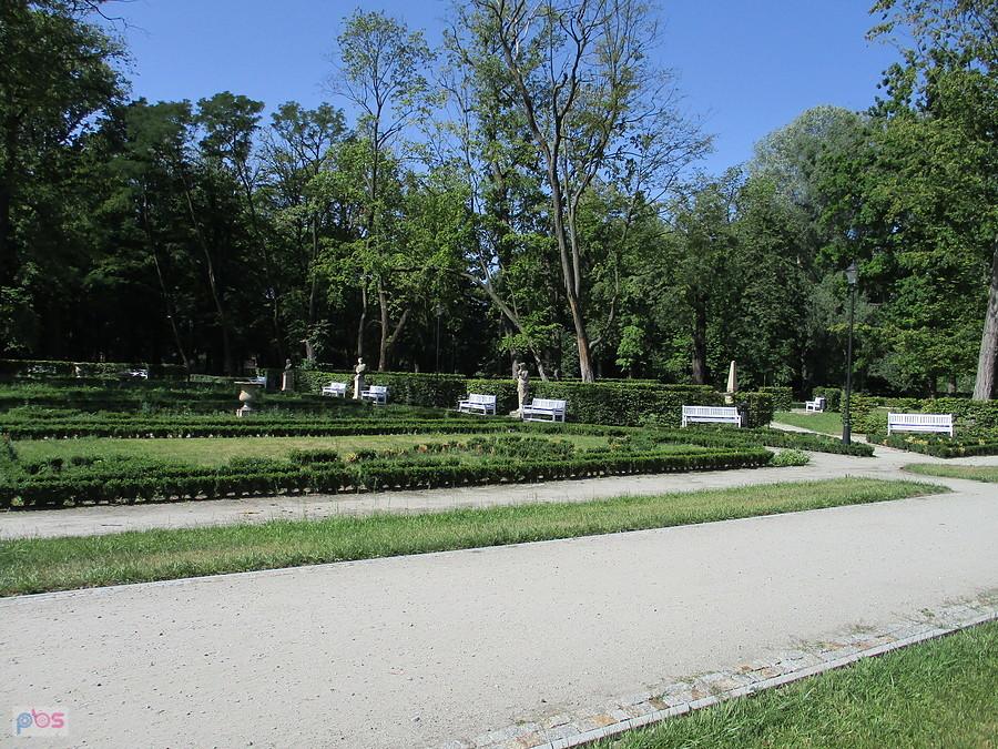W Skierniewicach przy pałacu