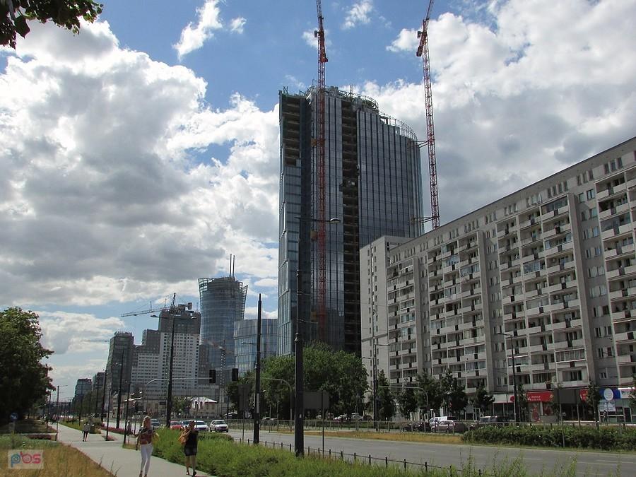 Ulica Prosta i Mennica Legacy Tower