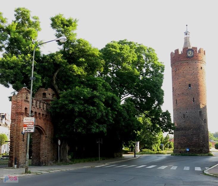 Wieża Bramy Ostrowskiej w Gubinie