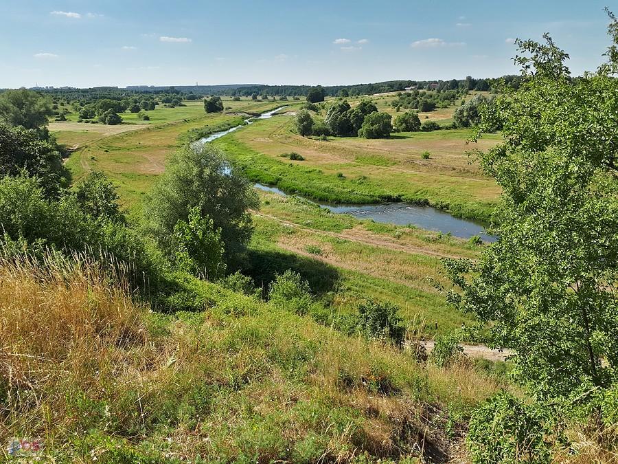 Widok na Wartę w częstochowskiej dzielnicy Mirów