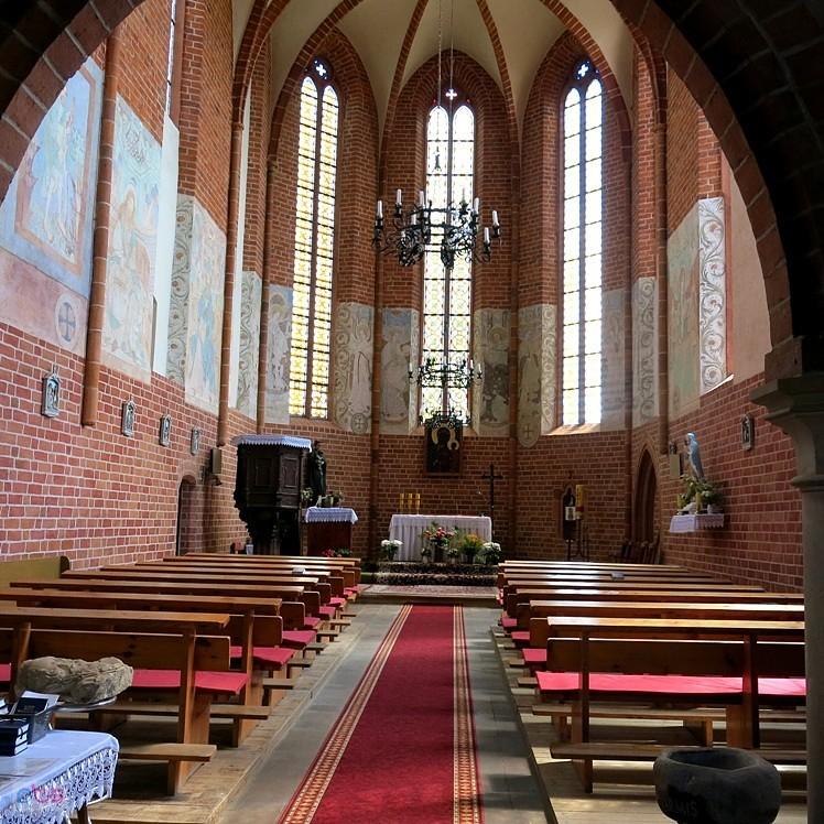 Wnętrze kaplicy Templariuszy