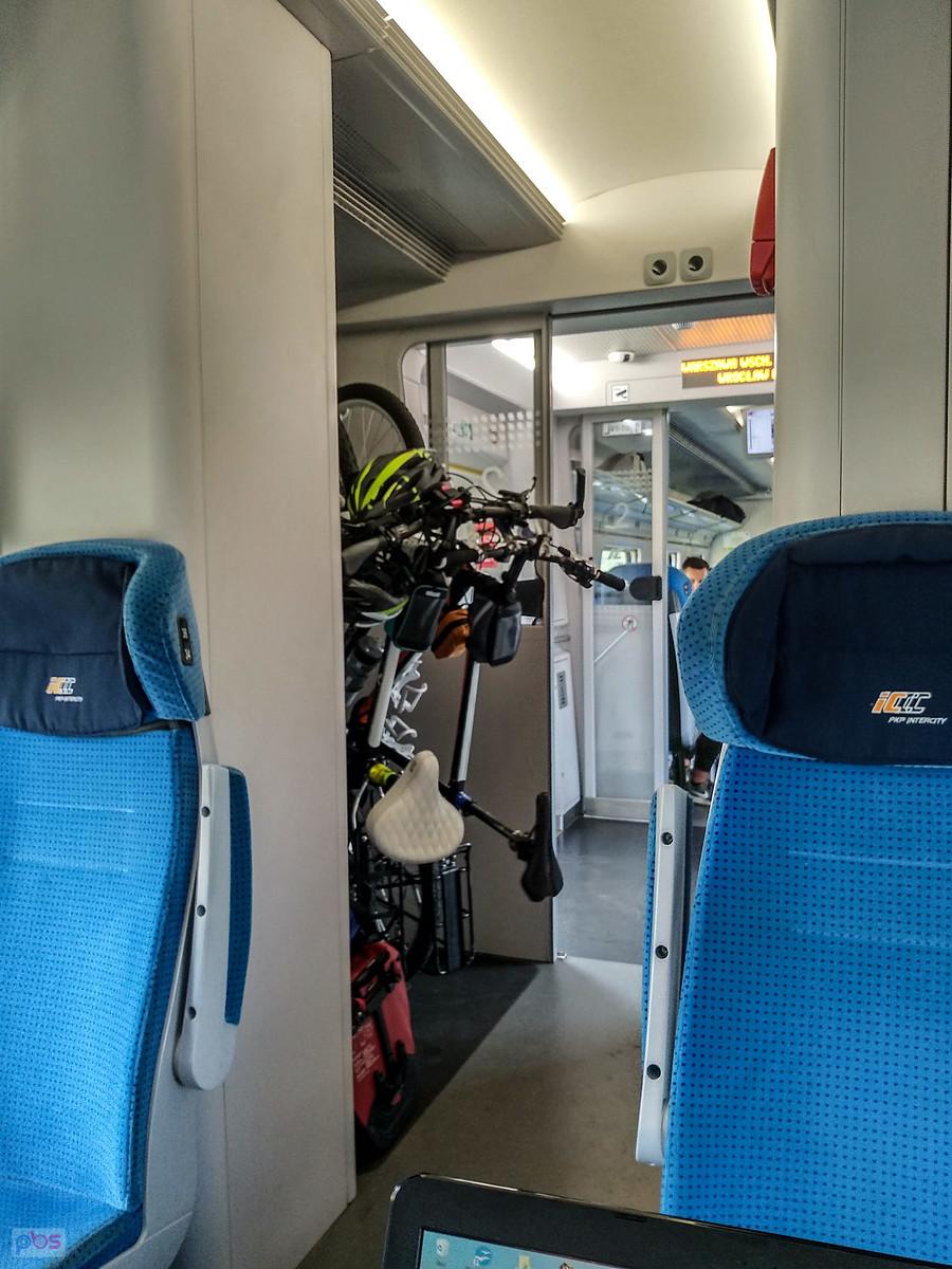 Rowerki w pociągu
