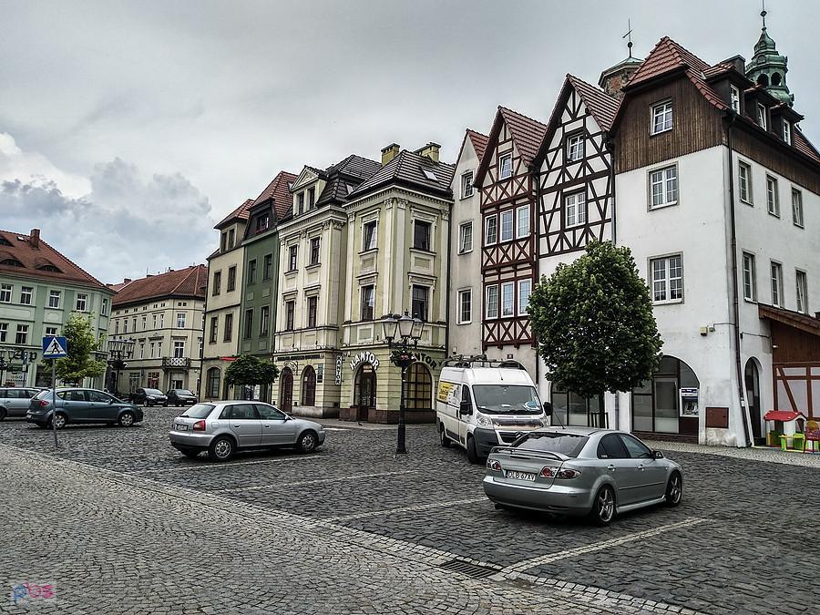 Zabudowania w centrum Lubania