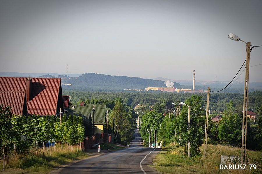 Kwaśniów Górny widok w stronę Klucze