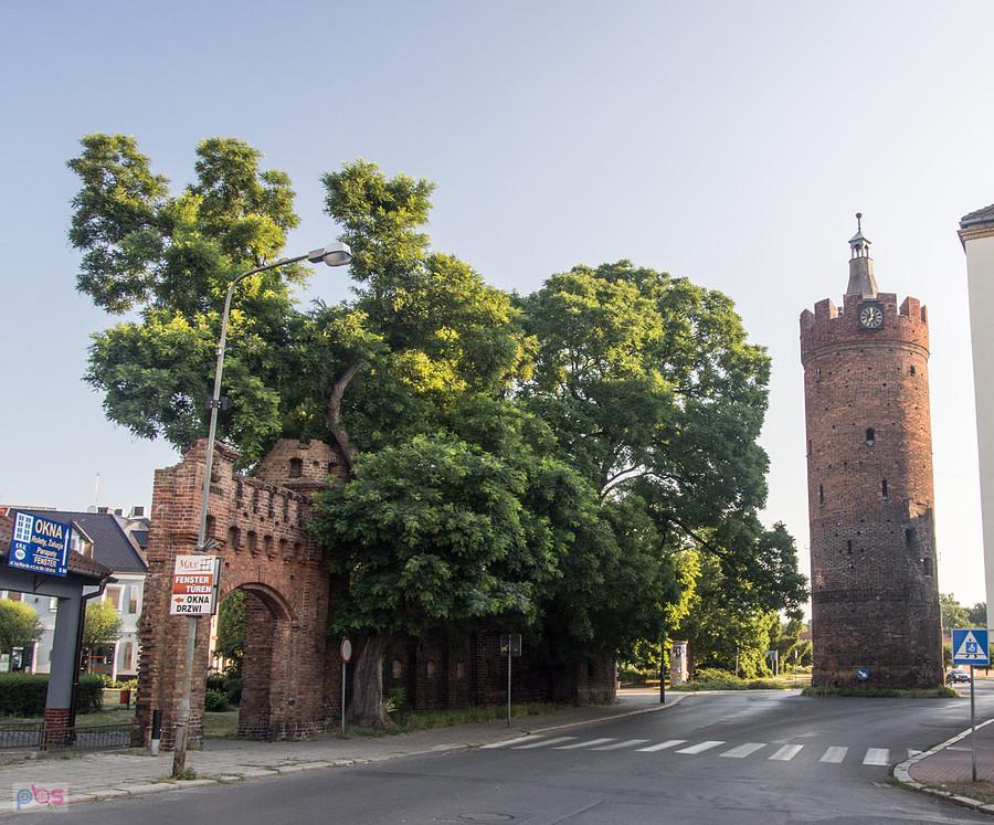 Wieża i pozostałości murów w Gubinie