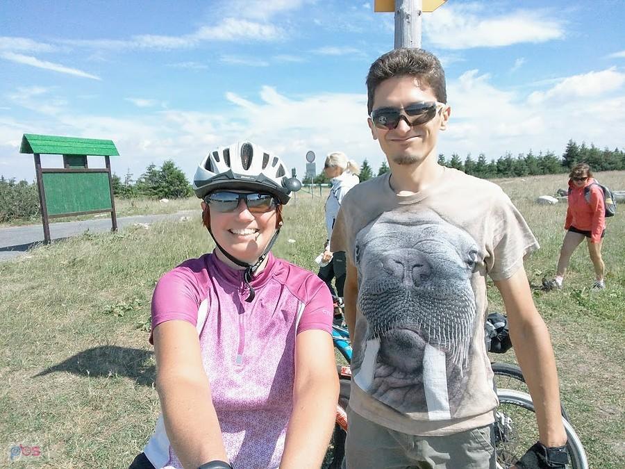 Oboje po porażce :D :P , Mors za postoje na filmowanie, a ja za piechtę