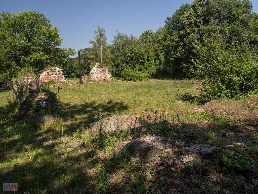 Kościół a w Starym Kostrzynie, a raczej miejsce po nim