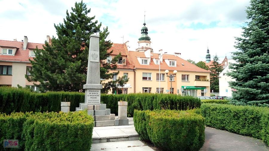 Pomnik na rynku w Sycowie