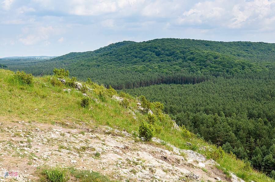 Widok z góry Biakło na górę Pielgrzym
