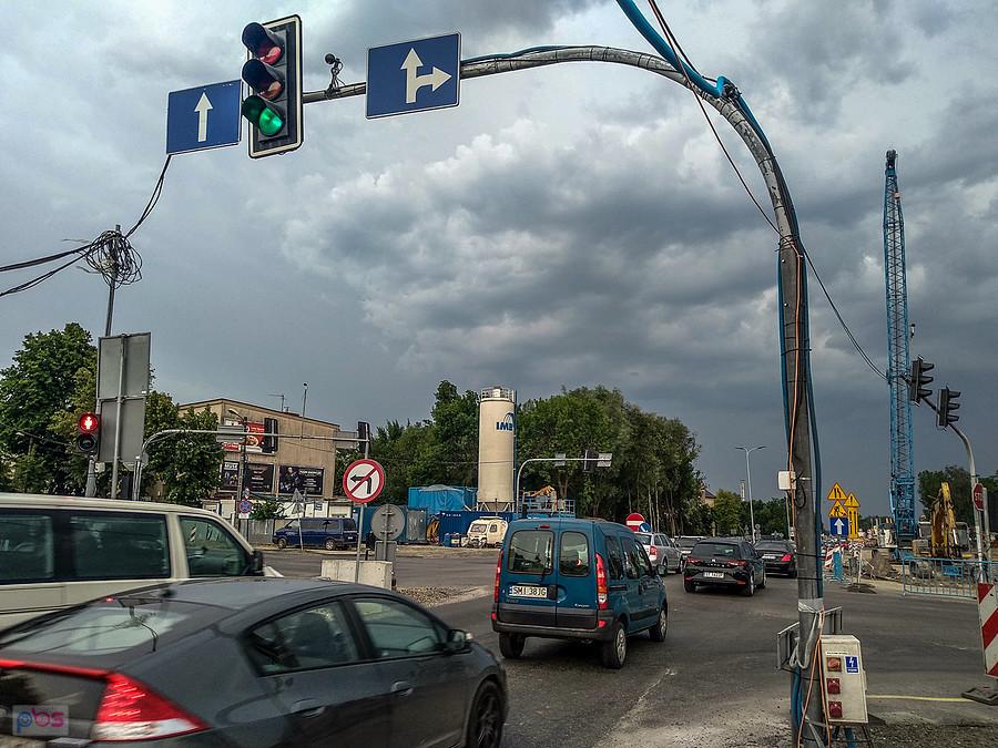 Skrzyżowanie koło Famuru