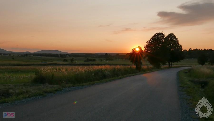 zachód słońca nad Mytarką