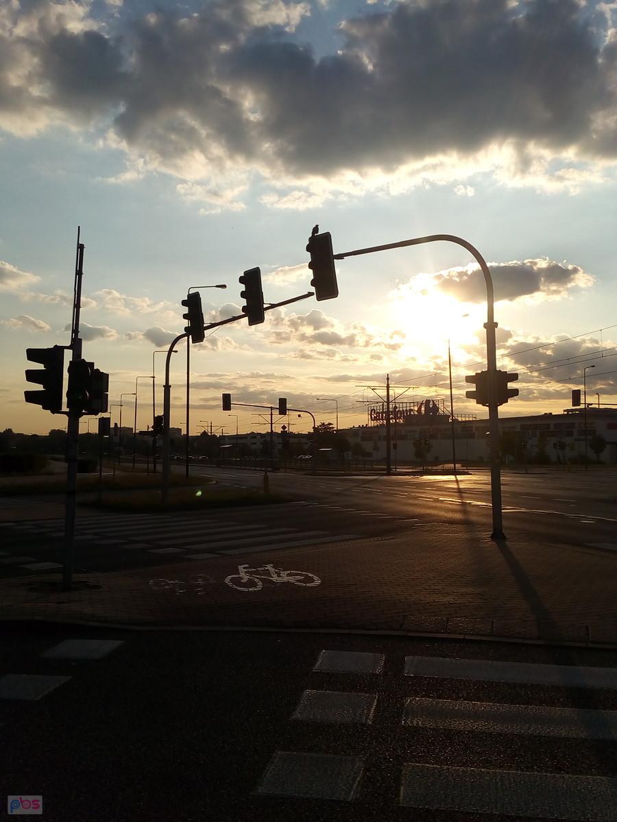 Wschodzące słońce