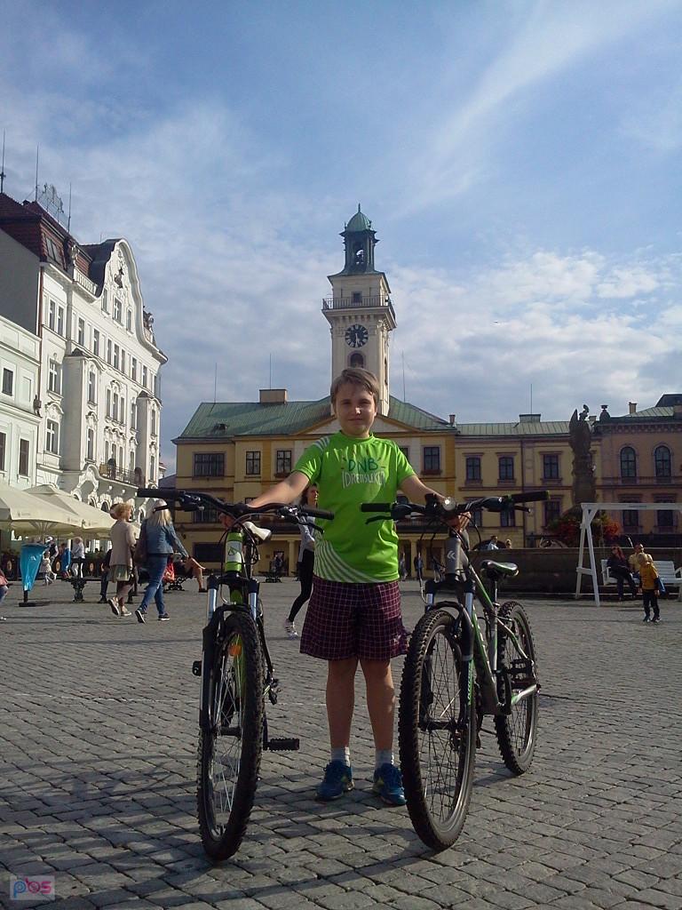 Paweł z rowerami
