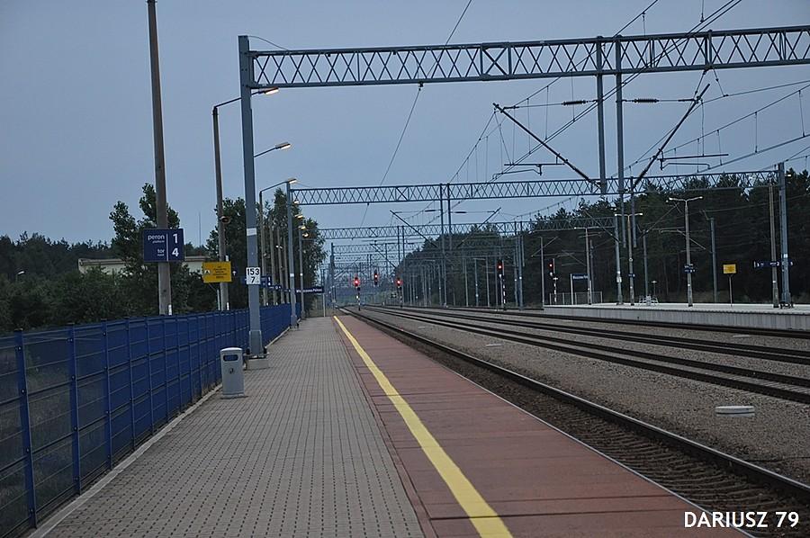 Włoszczowa Północ - Peron Kolejowy na trasie CMK
