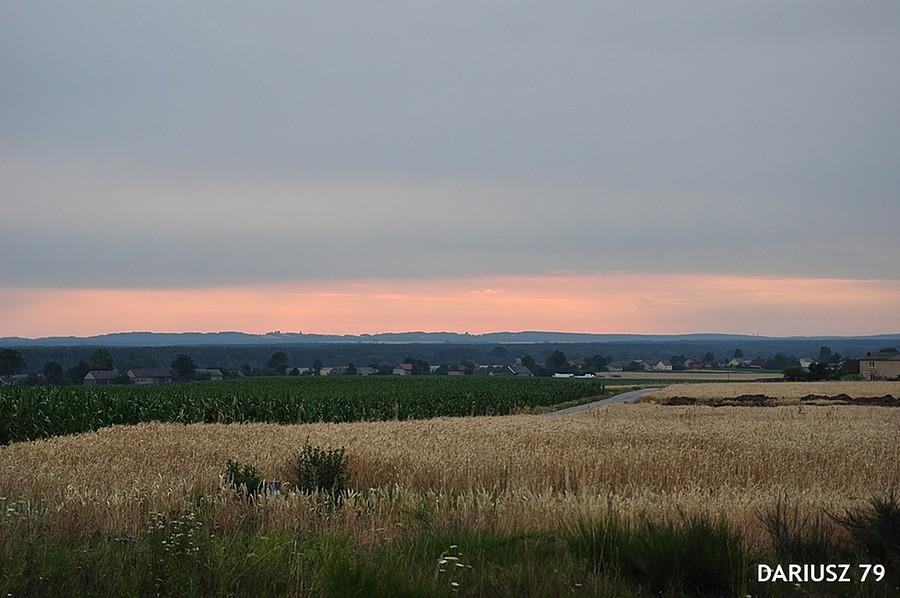 Wysyce - Widok w stronę Chęcin i Kielc