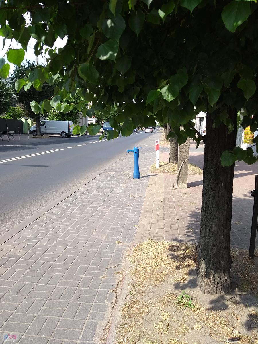 Hydrant na DDR w Konstantynowie Łódzkim