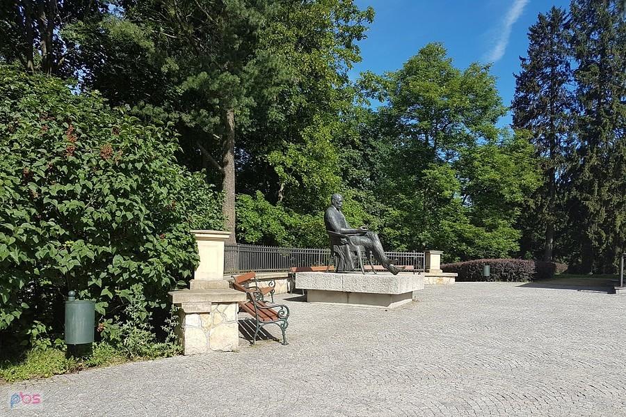Opinogóra. Hr. Zygmunt Krasiński w Parku