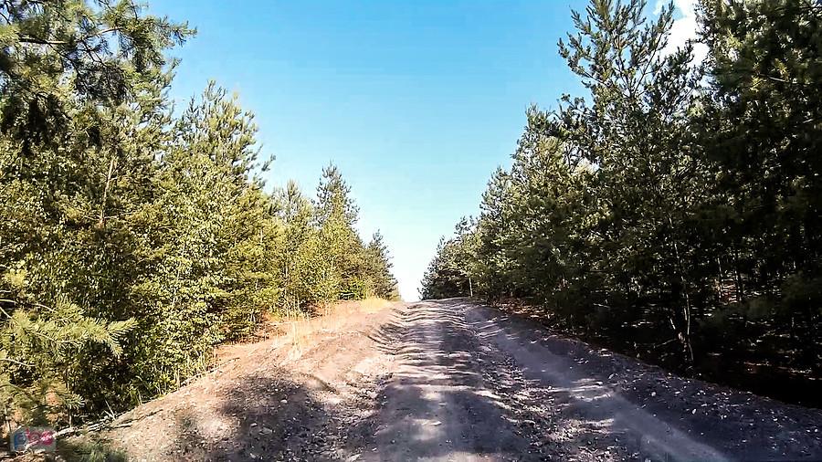 Podjazd na starą hałdę w Makoszowach