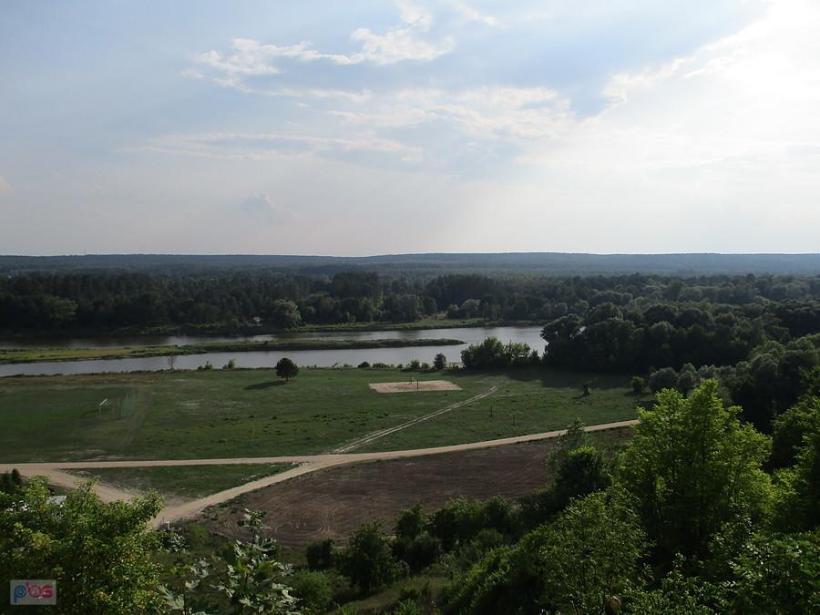 Widok z zamkowej góry na Bug - Mielnik