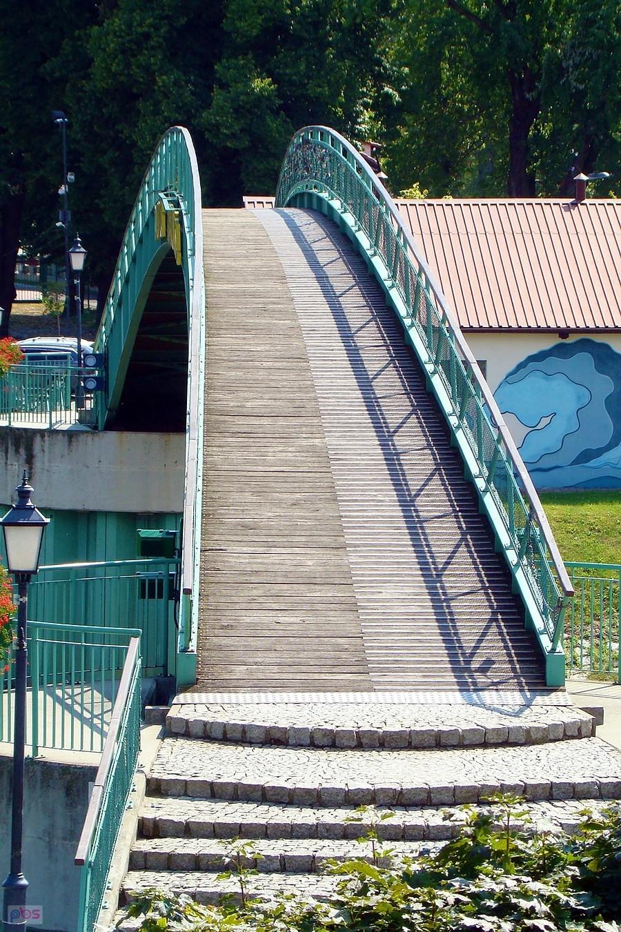 Kładka nad kanałem portowym w Nowej Soli