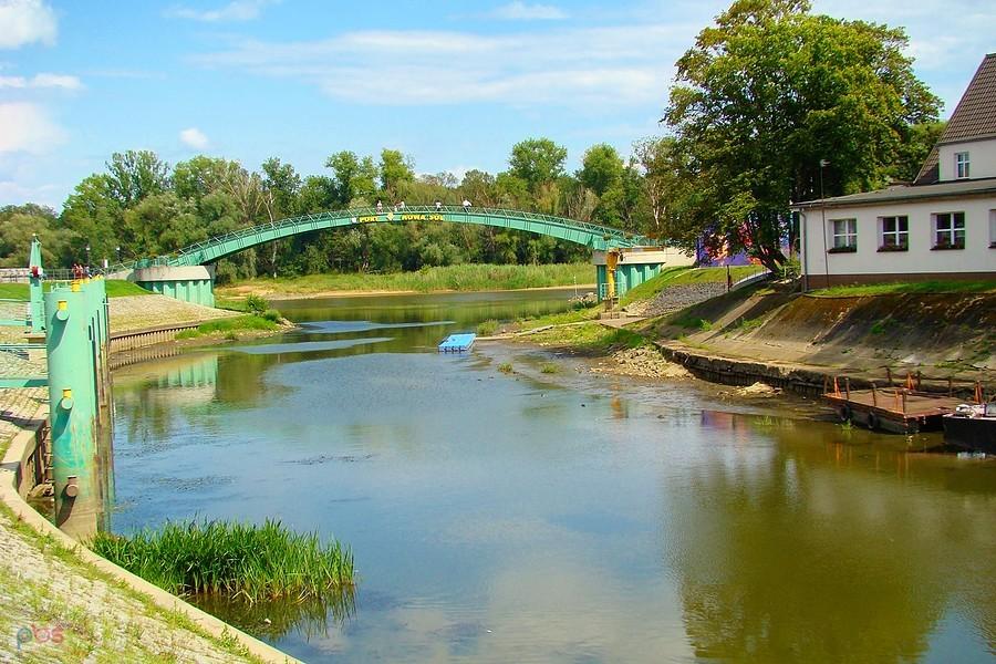 Nowa Sól - mostek nad kanałem
