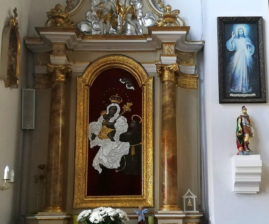 Czarno to widzę - kościół w Nekli