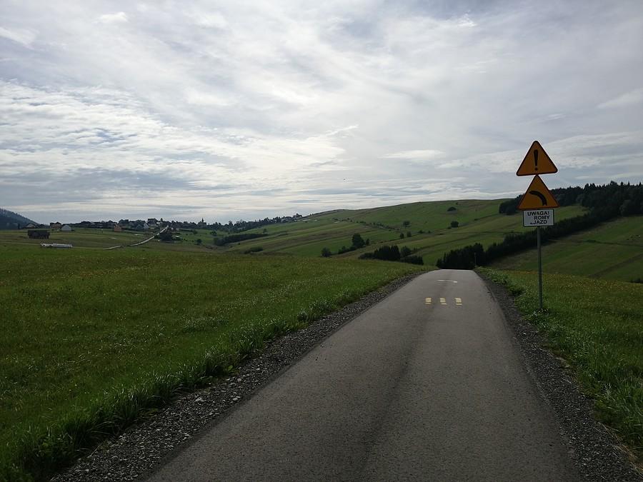 Górska ścieżka rowerowa.