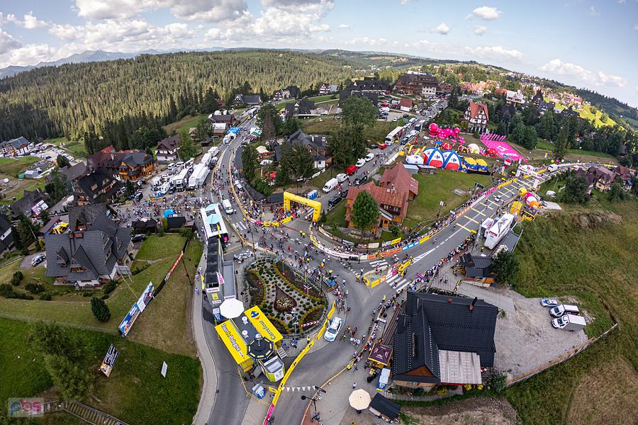 Widok na metę